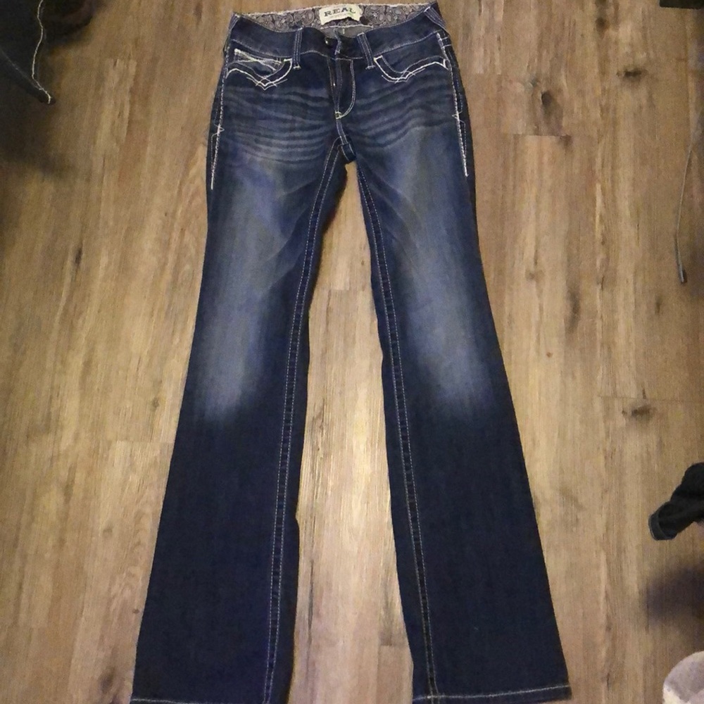 Ariat real mid rise bootcut jeans